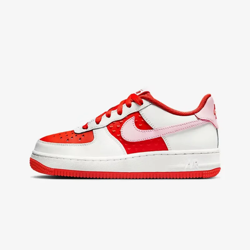 Nike's New Air Force 1 Force 1 Af1 Commuter Damen-Skateschuhe mit dicken Sohlen, leichte, bequeme, verschleißfeste, starke Halt-Low-Top-Sneaker für Reisen, einzigartiges Design mit Herzverzierungen,