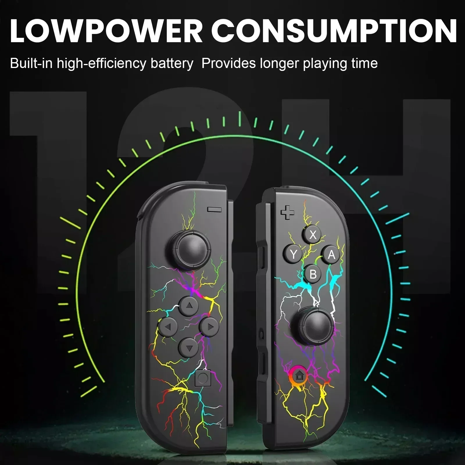 Joy Pad Joycons Gamepad for Nintendo Switch Joystick Bluetooth Wireless Game Controller Joystick with Trubo Video Game Consoles