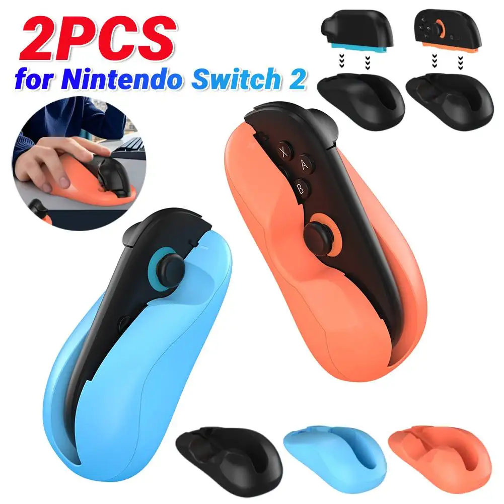 2PCS Gaming Controller Maus Links + Rechts Controller Halterung Ständer Halter Spiel Griff Fall für Nintendo für Schalter 2 freude-Con Image
