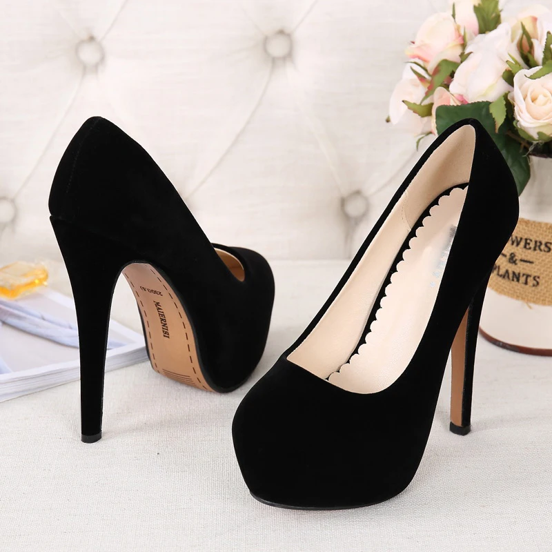 Comemore Sexy Plattform High Heels frauen Freizeit Ferse Schuhe 14 cm Luxus Pumps Stilettos Schuhe Schuhe Frau 2025 Große größe 46