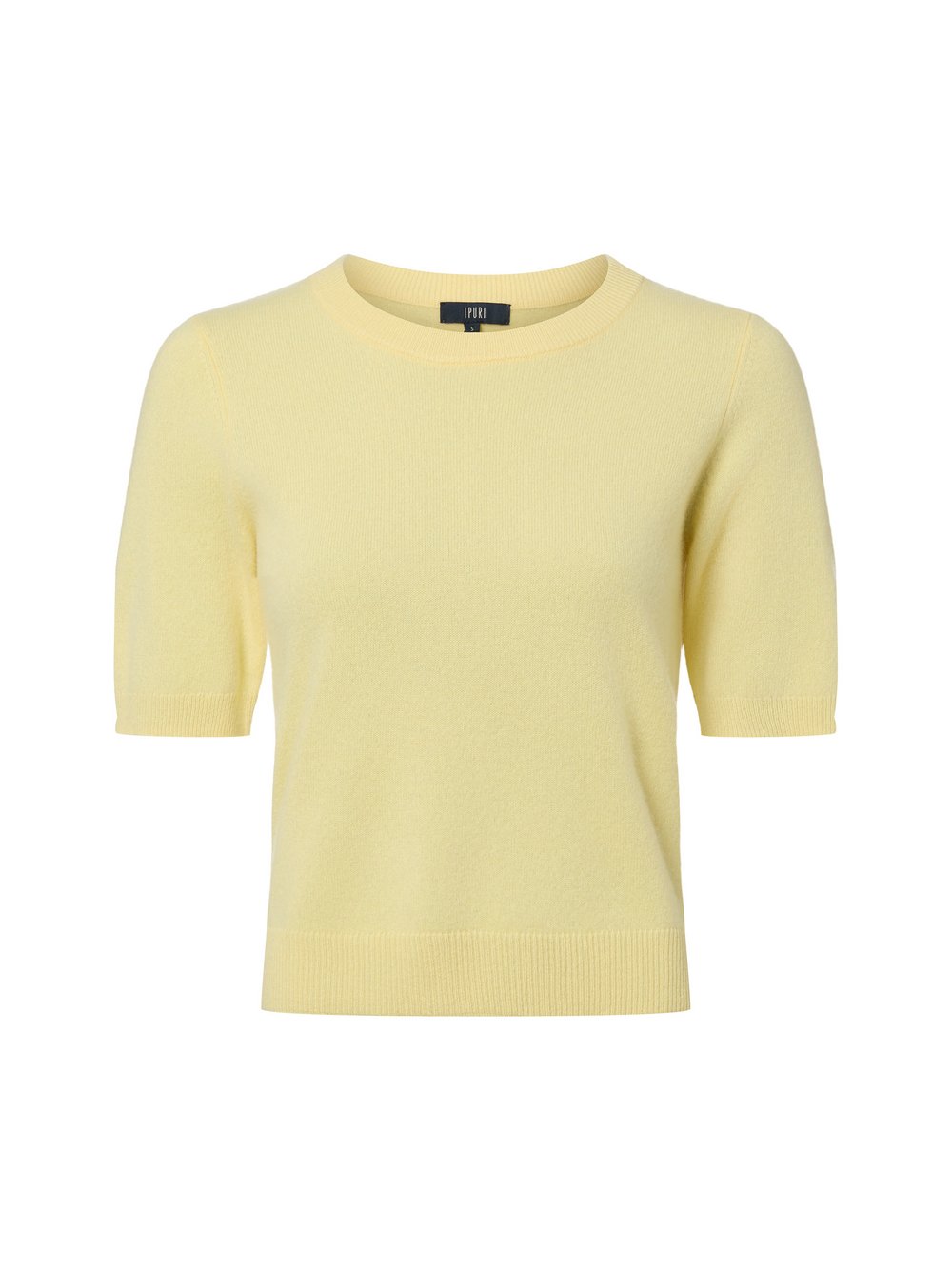 IPURI Cashmere-Strickshirt Damen gelb, L Image