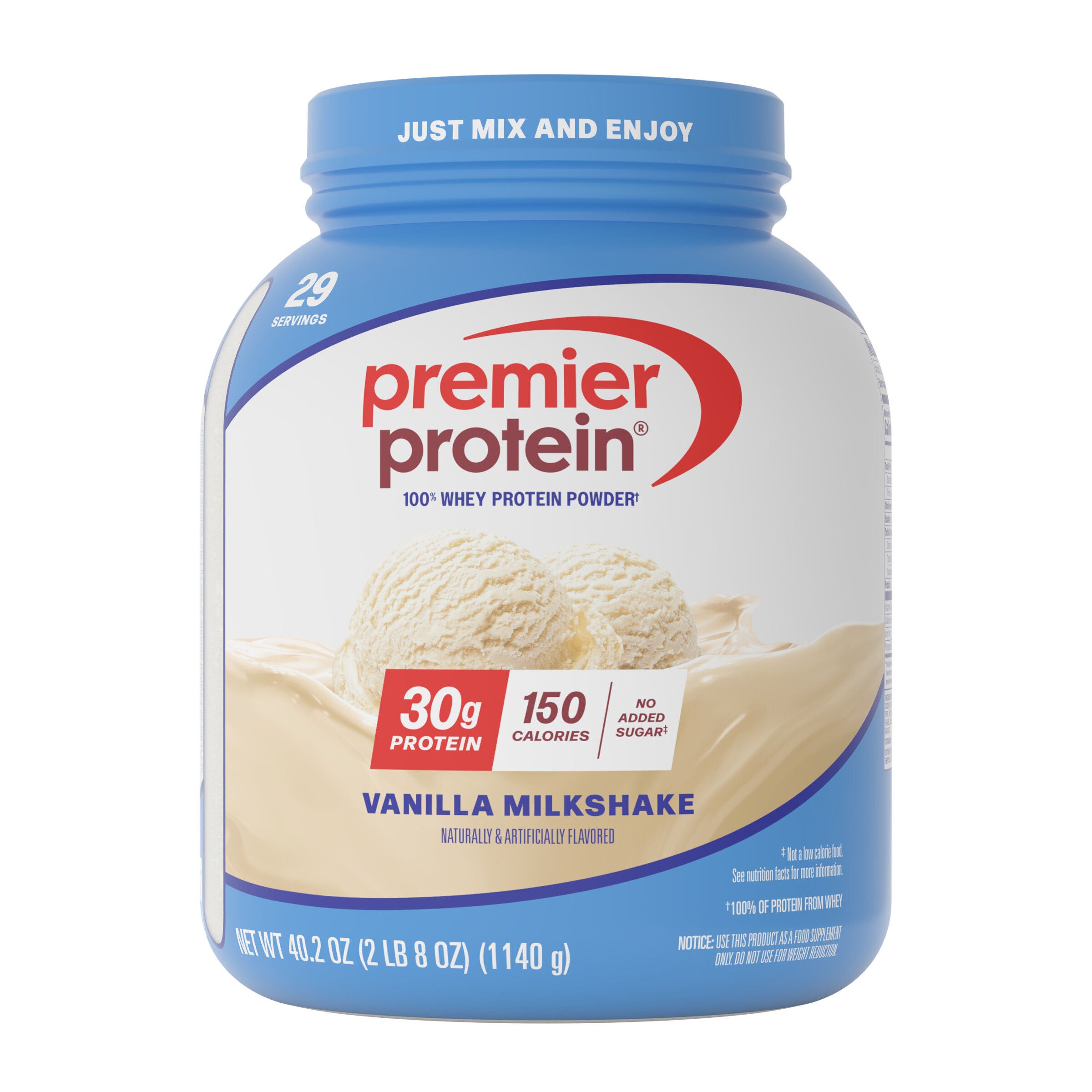 100% Whey Protein Powder Healthy - Vanilla (29 Servings)