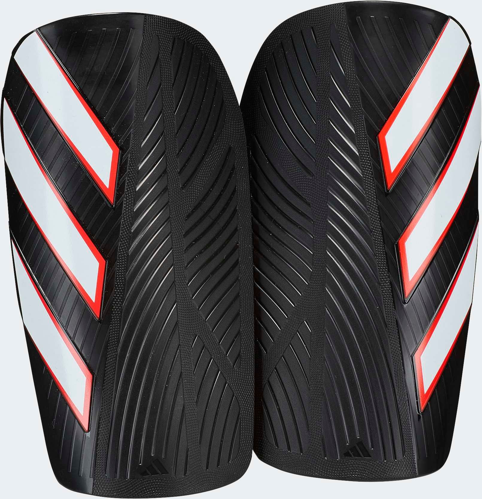 Fußball Schienbeinschoner ADIDAS PERFORMANCE "TIRO SG EU CLB", Herren, Gr. M, schwarz, weiß, lucid rot, Protektoren