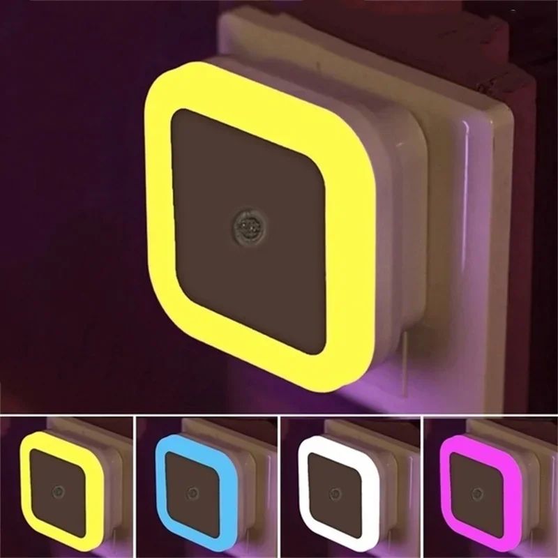 Wireless LED Sensor Night Light Plug In white (us Plug)