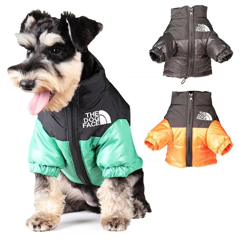Winter Dog Jacket Windproof Reflective Coat For Small And Medium Dogs orange xl