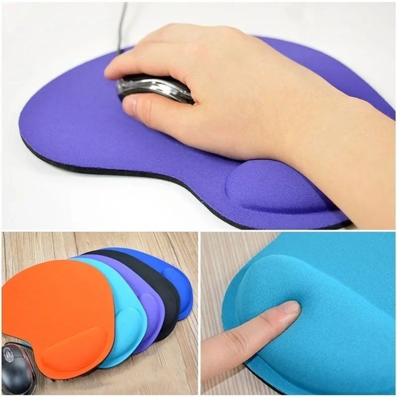 Comfort EVA Wrist Support Mouse Pad Soft Sponge Desk Pad For Gaming, Office & Computer Use green
