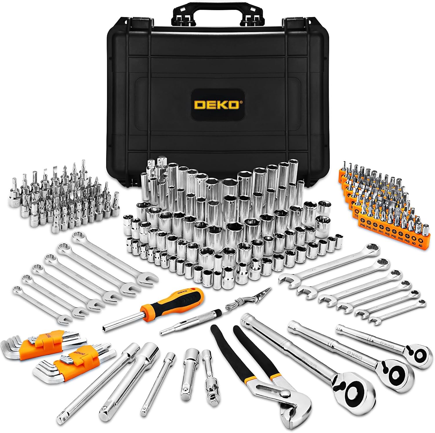 Mechanic Hand Tools Kit Ratchet Wrench Auto Tool Box Set Socket Sets For Car Home Repair Mechanic Hand Tools Kit Ratchet Wrench Auto Tool Box Set Socket Sets For Car Home Repair