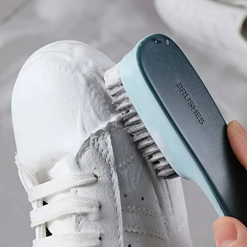 Plastic Shoe Cleaning Brush Multi functional Household Scrubbing Washing Brush Commercial Cleaning Tools red