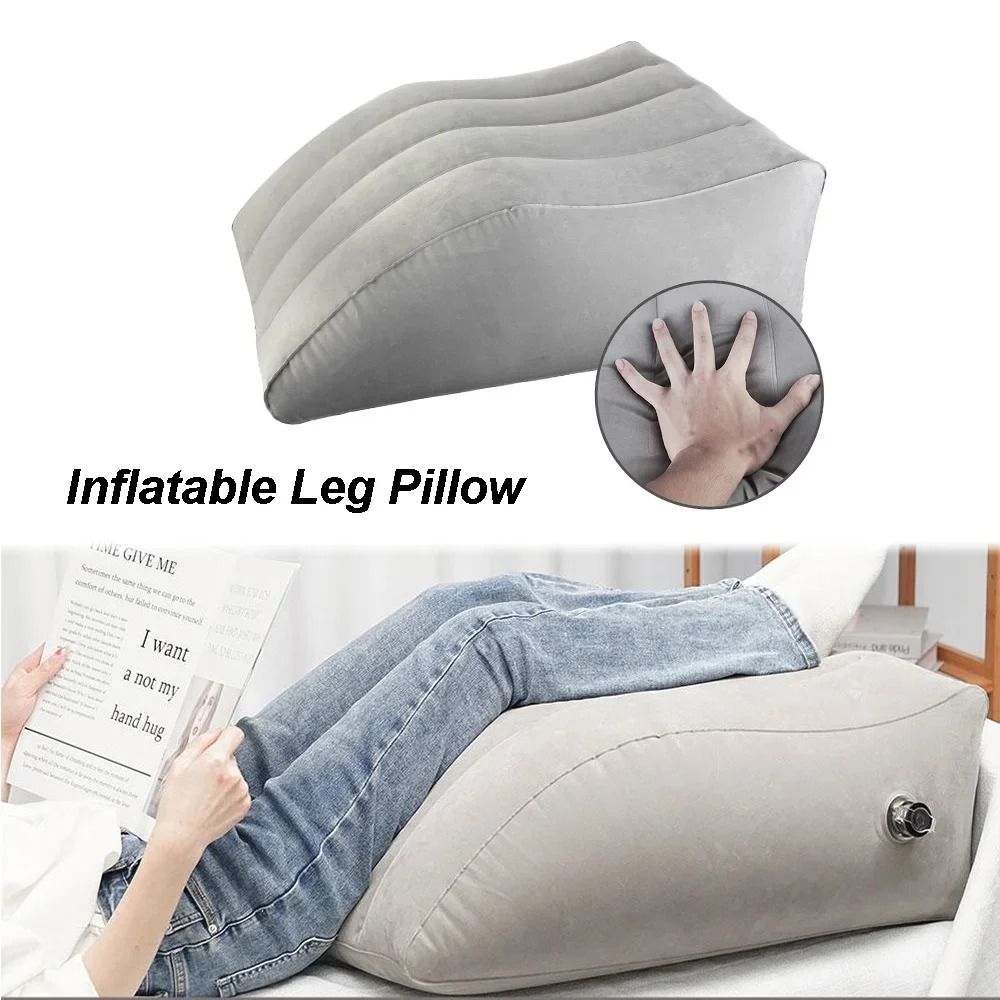 Portable Inflatable Leg Pillow For Travel And Rest Portable Inflatable Leg Pillow For Travel And Rest