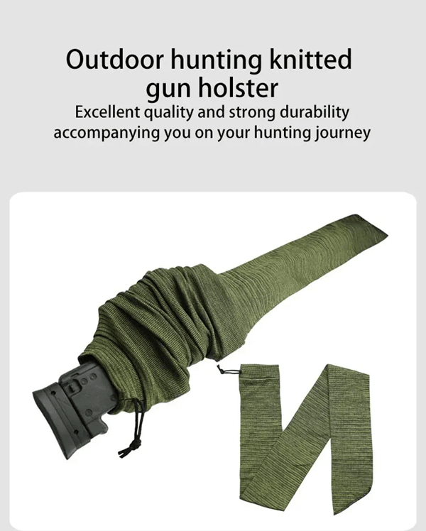 Knitted Gun Sock Dust Cover For Hunting And Storage green 55.12inches