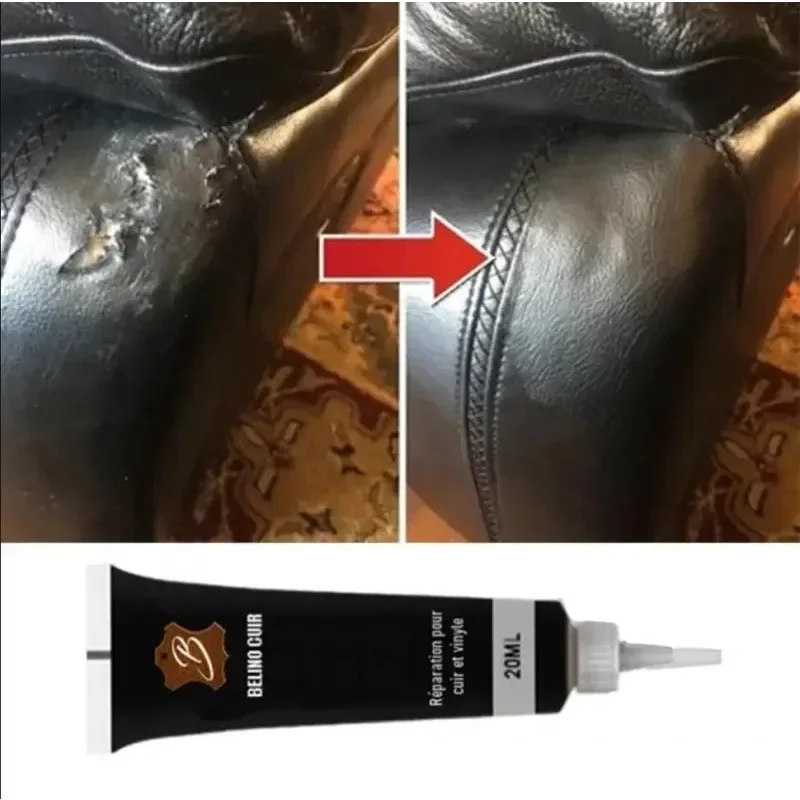 Shoe Cleaner And Liquid Leather Finish Renovation Cream, Car Care Kit, Household Repair Kit black