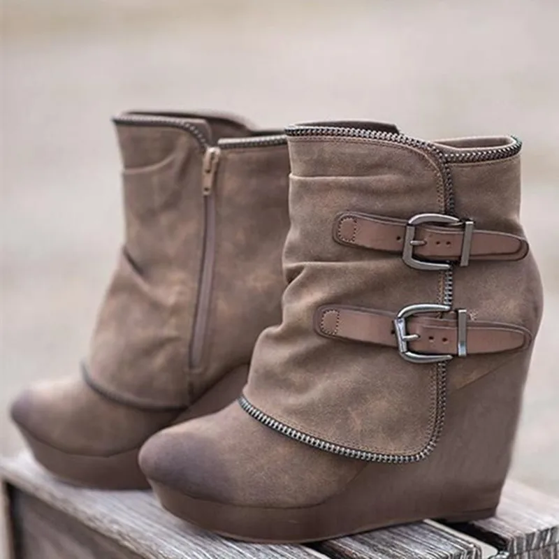 2022 neue Herbst Winter chunky Ankle stiefel frauen warme stiefel Handgemachte mode retro stiefel Mom Stiefel Damen Stiefel