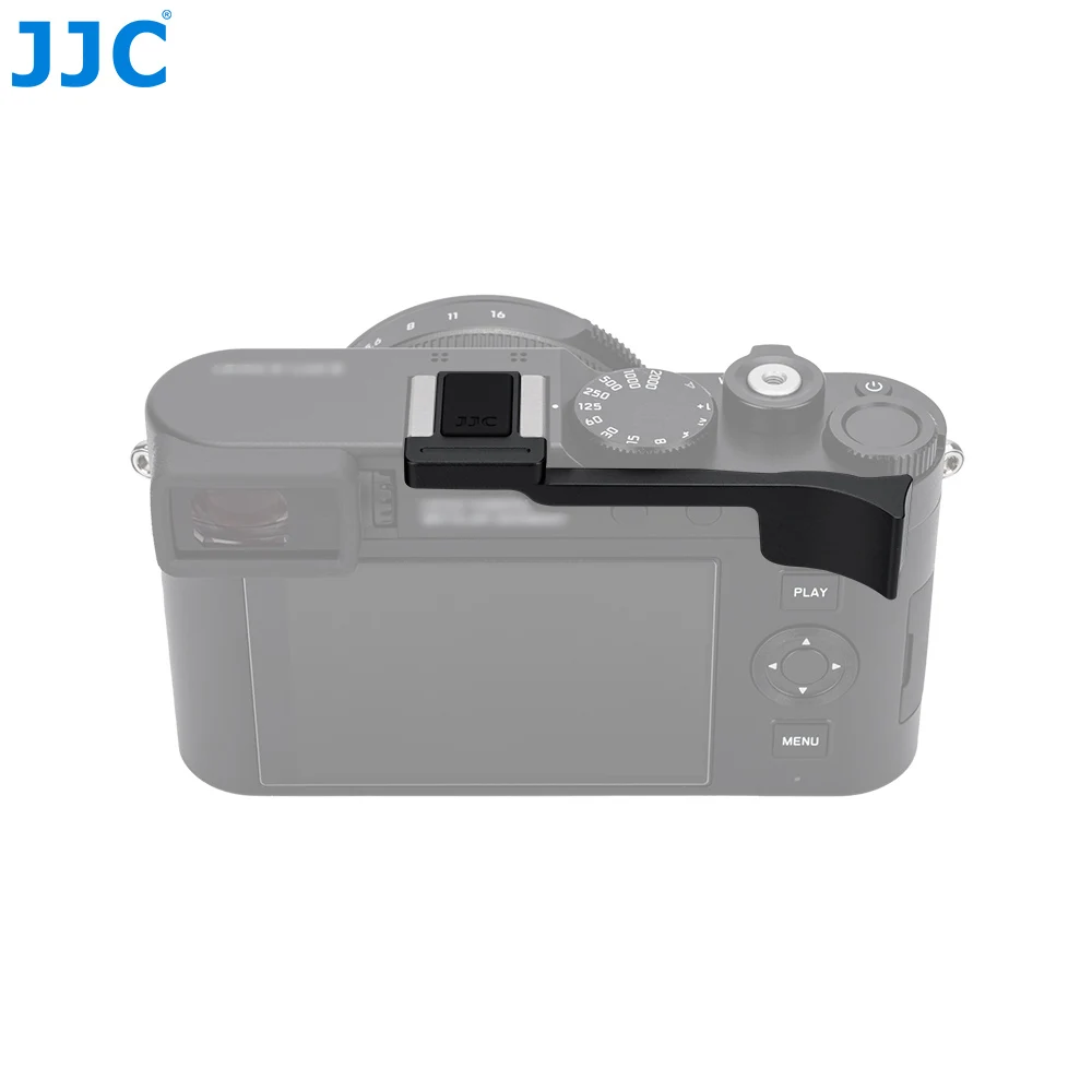 JJC Aluminium-Legierung Metall-Daumengriff für Leica D-LUX8 Kamera mit Blitzschuh-Abdeckung Schutz-Daumengriffhalter Image
