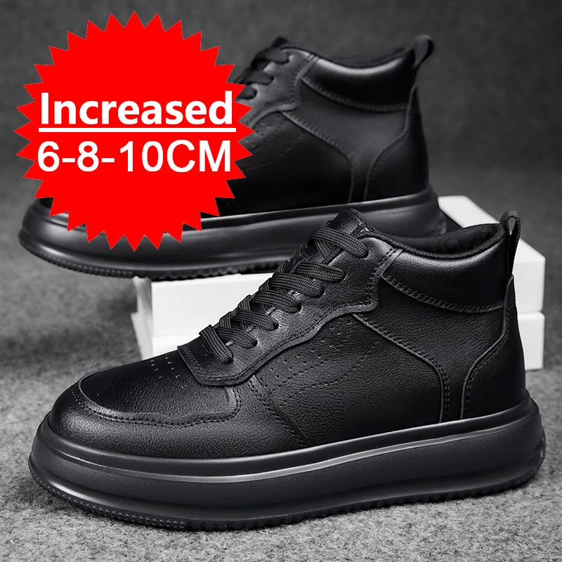 Männer Aufzug Höhe Erhöhen Schuhe Turnschuhe Schuhe für Männer 10 cm Sport Casual Unsichtbare Innere Erhöhung 8 cm Schuh Große größe 37-45