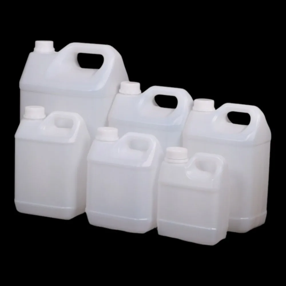 1/2/3/4/5/6/10L Luftdichte Kunststoffflasche mit Deckel, Lebensmittelqualität-Aufbewahrungsbehälter, großes Fassungsvermögen, versiegelter HDPE-Eimer, Öl, Jerrican Image