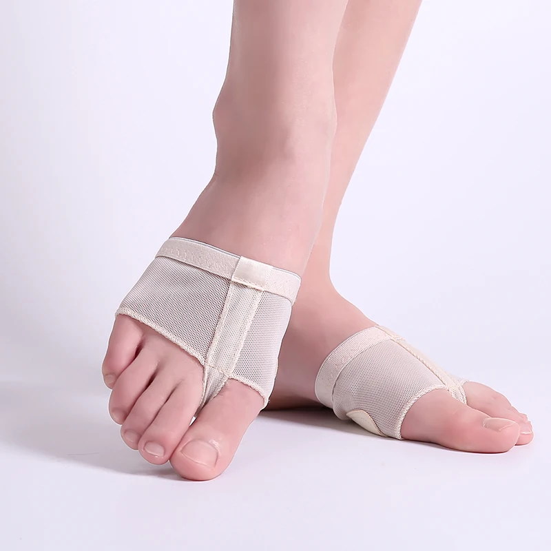 Tanz schuhe 1 Paar Bauch Ballett Tanz Zehen polster Übungs schuh Fuß Tanga Pflege Werkzeug halbe Sohle Fitness studio Socke Tanz schuhe