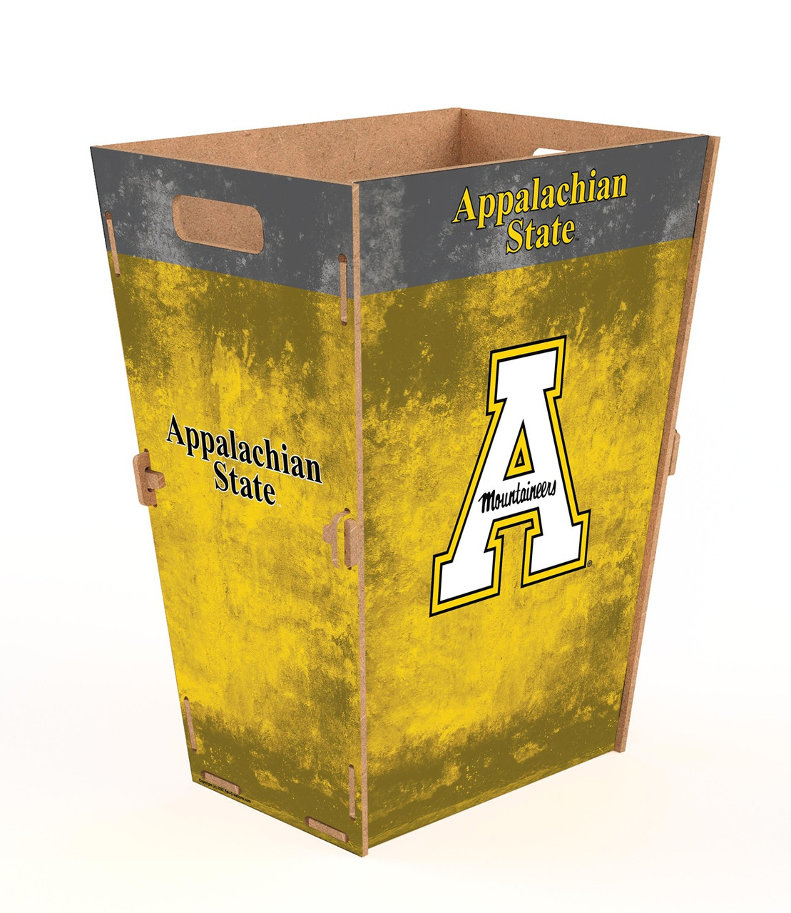 Appalachian State Mountaineers Team Color Trash Bin