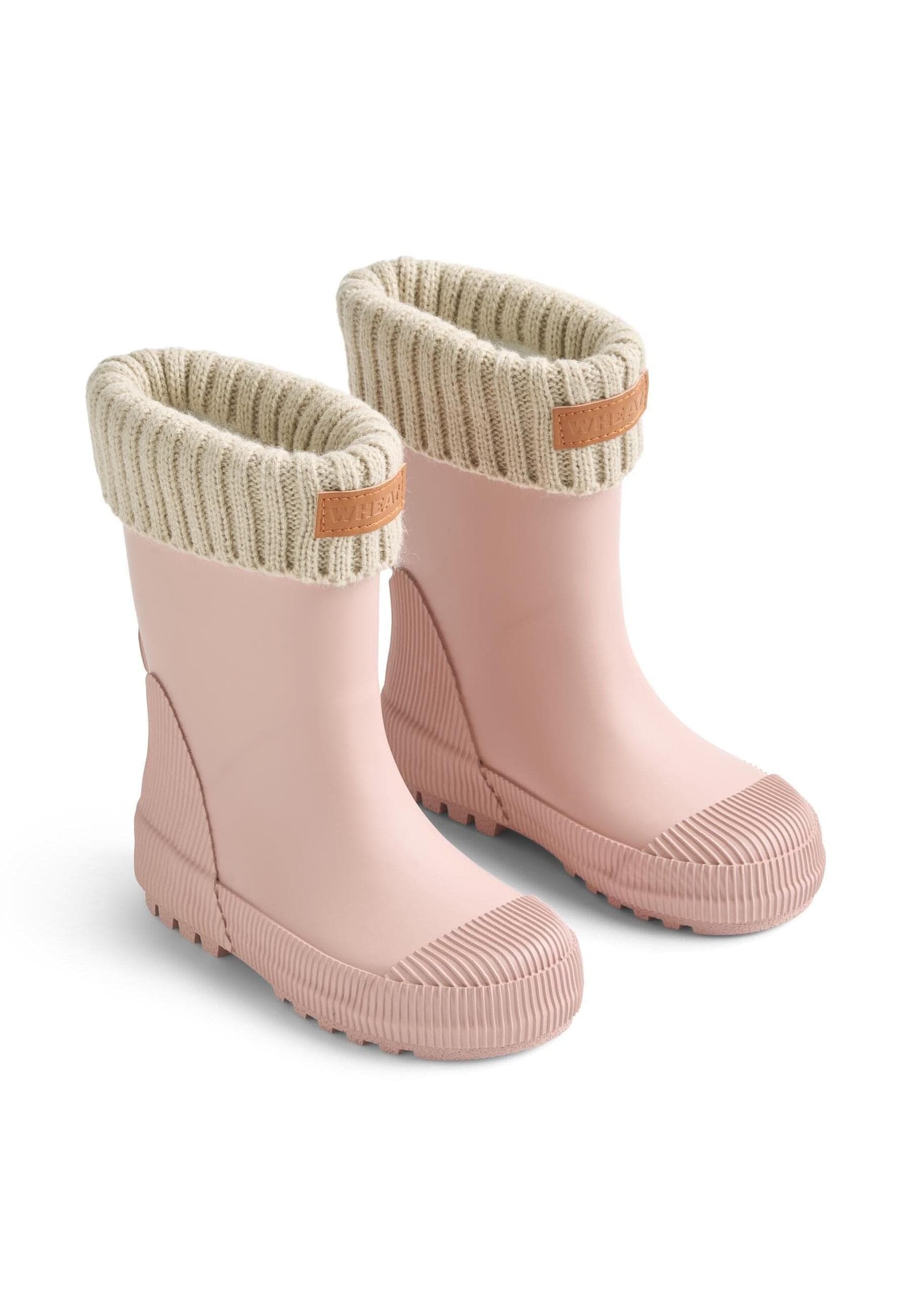 Stiefel WHEAT "WHEAT Rubber Boot Thermo Wader", Damen, Gr. 33, rose powder, unifarben, Schuhe Stiefel
