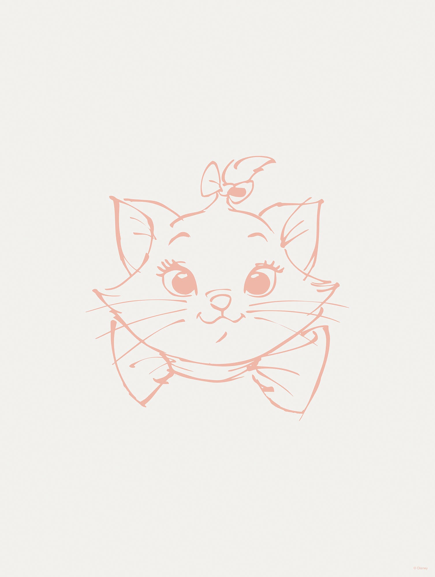 Bild KOMAR "Majestic Marie", rosa (farbe bild(er): rosa), B:30cm H:40cm, Holz, Papier, Bilder, Bild, Wandbild zur Dekoration im Kinderzimmer - ohne Rahmen Image