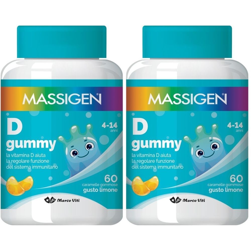 Massigen D Gummy 2x1 pz Caramelle