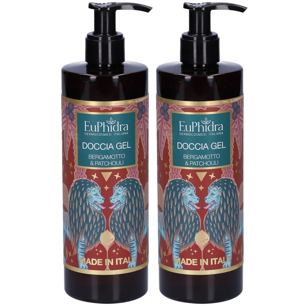 EuPhidra Doccia Gel Bergamotto & Patchouli 2x400 ml