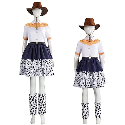 Jessie Halloween Requisiten Maskerade Ausgefallene Kostüme Karnevalskostüm Cosplay Halloween for Mädchen Erwachsene Weihnachten Neujahr Party Alltagstauglich Image