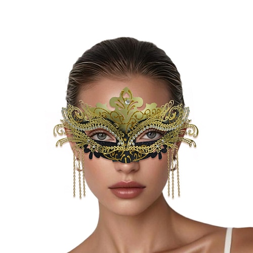 Karneval 2026 Karnevalsmaske Karneval Maske Venezianische Maske Steampunk Halloween Erwachsene Herren Unisex Halloween Karneval Party Karneval von Venedig Festival Einfaches Karnevalskostüm Verkleiden Image