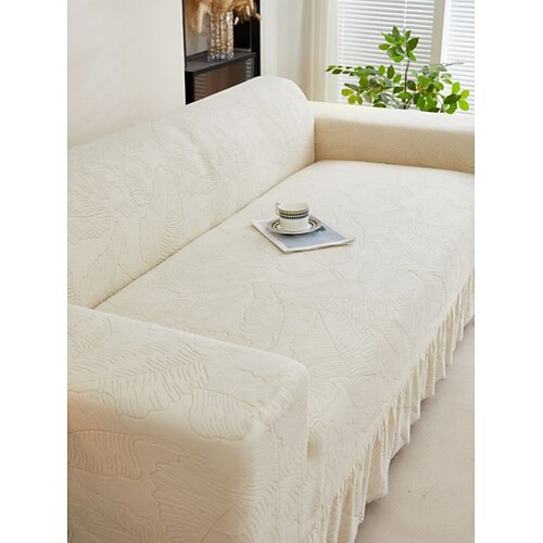 1 Stück Jacquard-Sofabezug im Rockstil, modischer, luxuriöser, dekorativer Sofaschutz, rutschfest, staubdicht, kratzfest, für Schlafzimmer, Wohnzimmer, Arbeitszimmer, alle Jahreszeiten Image