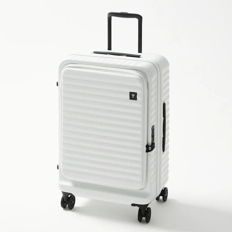 Seitlich öffnendes Gepäckfach mit großem Fassungsvermögen und geräuschlosen Rädern, 20-Zoll-Boarding-Koffer, Klappkoffer, erweiterbarer PC-Tr