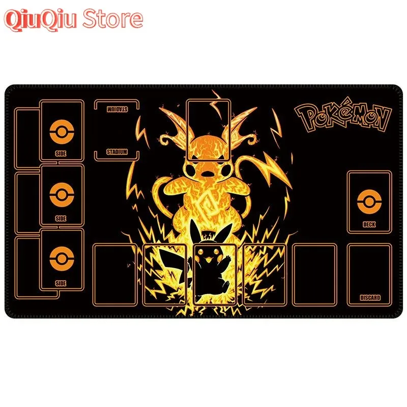 Pokémon PTCG Battle Spielmatte, individuelle Gummi-Kartenspielmatte, Pikachu Duel Field Yu-Gi-Oh! Kompatible Spielmatte