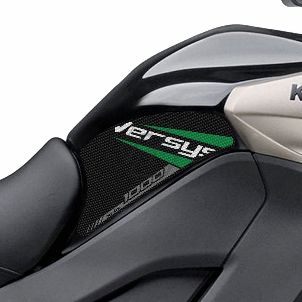 Für kawasaki versys 2016 2015-2018 Aufkleber Motorrad Seite Tank Pad Schutz Knie griff rutsch fest Image