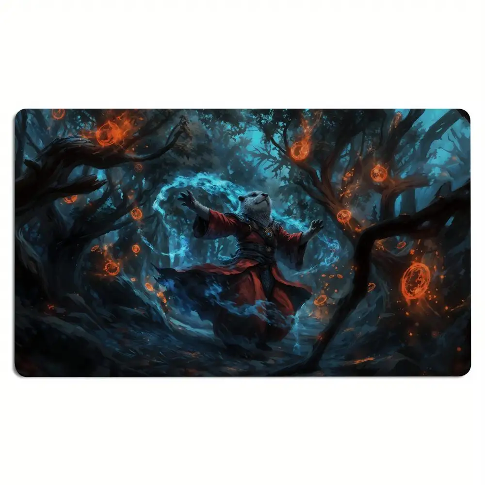The Magic Gathering Spielmatte, lustiges Meme-Mauspad, MTG, TCG, Mauspad, Büro-Schreibtischunterlage für Arbeit, Spiel, Mini-PC, Laptop, süßer Teppich Image