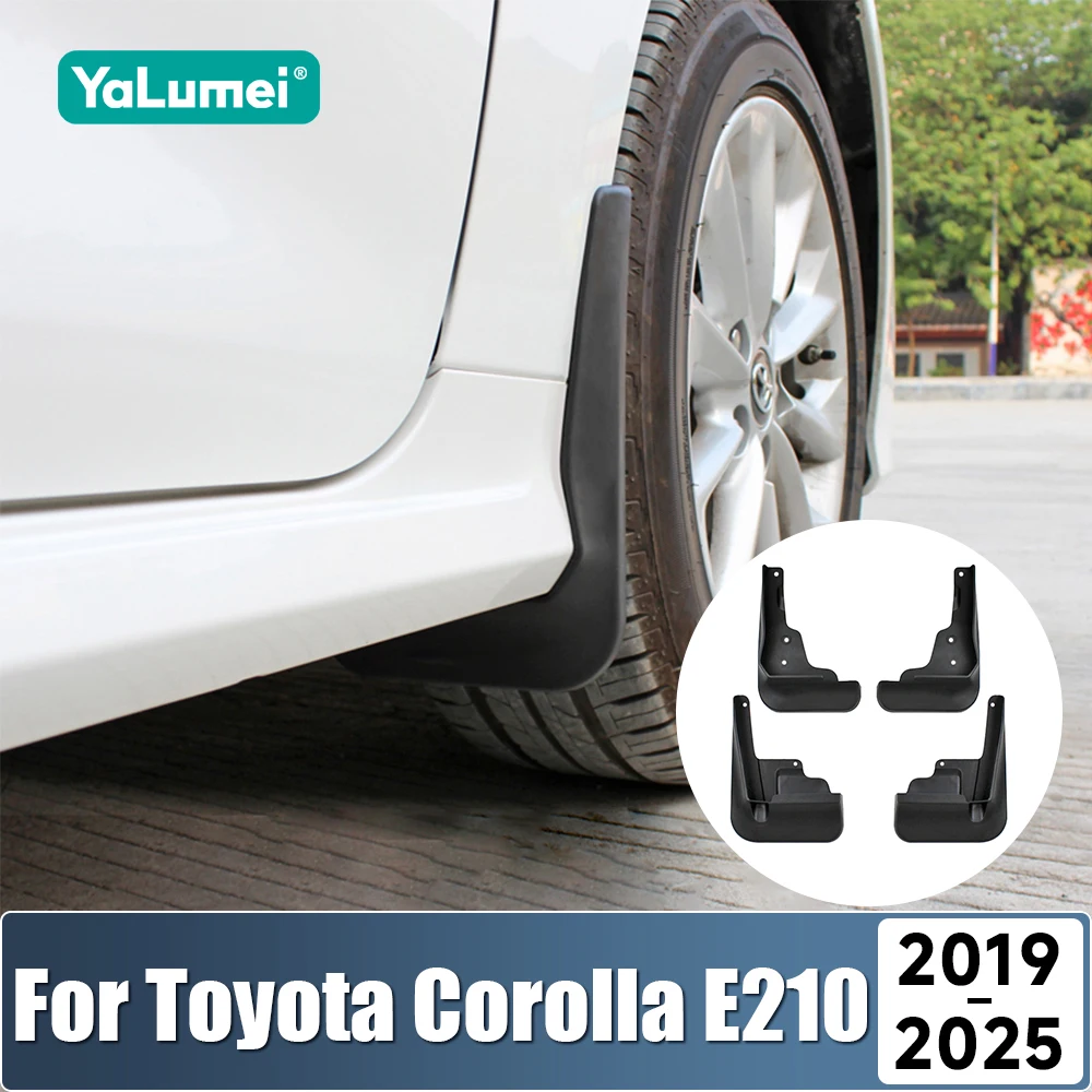 Für Toyota Corolla E210 2019 2020 2021 2022 2023 2024 2025 Hybrid ABS Auto Vorne Hinten Kotflügel Spritzschutz Kotflügel Schmutzfänger Image