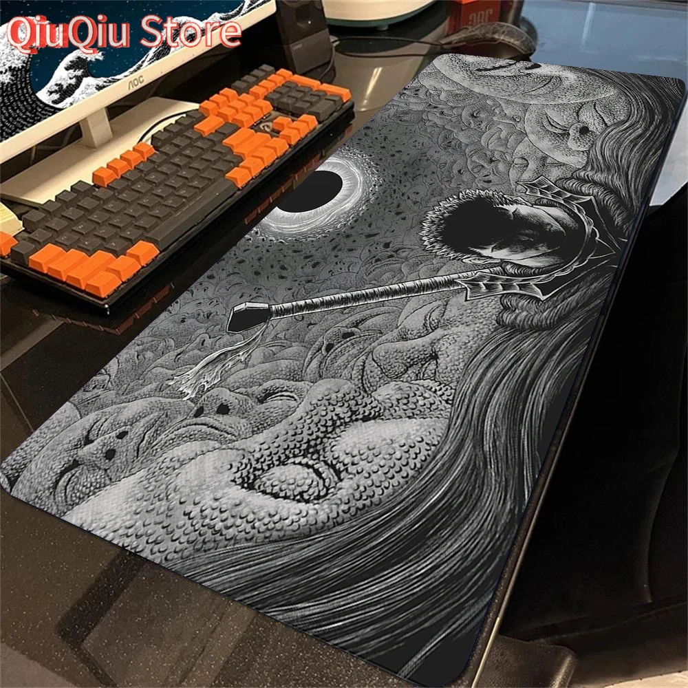 Guts Schwert in Berserker Mauspad Gaming Mousepad Pc Zubehör Tastatur Matte Schreibtisch Schutz Matten Anime Berserker Geschwindigkeit Mauspads Image