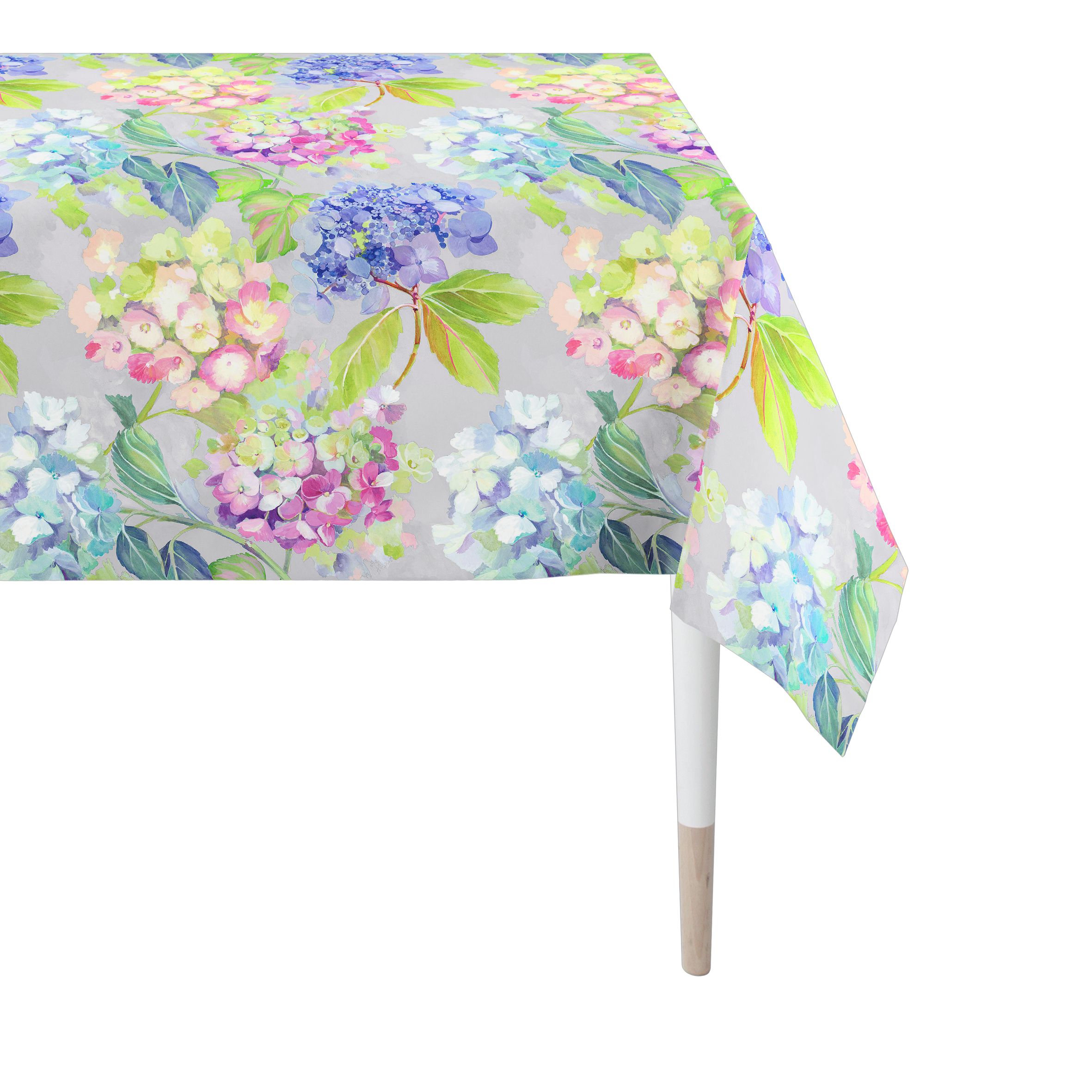 Tischdecke APELT "3108", grau, mauve, grün, B:150cm H:0,5mm L:250cm, Obermaterial: 100% Baumwolle, Tischdecken, Tischdecke Image