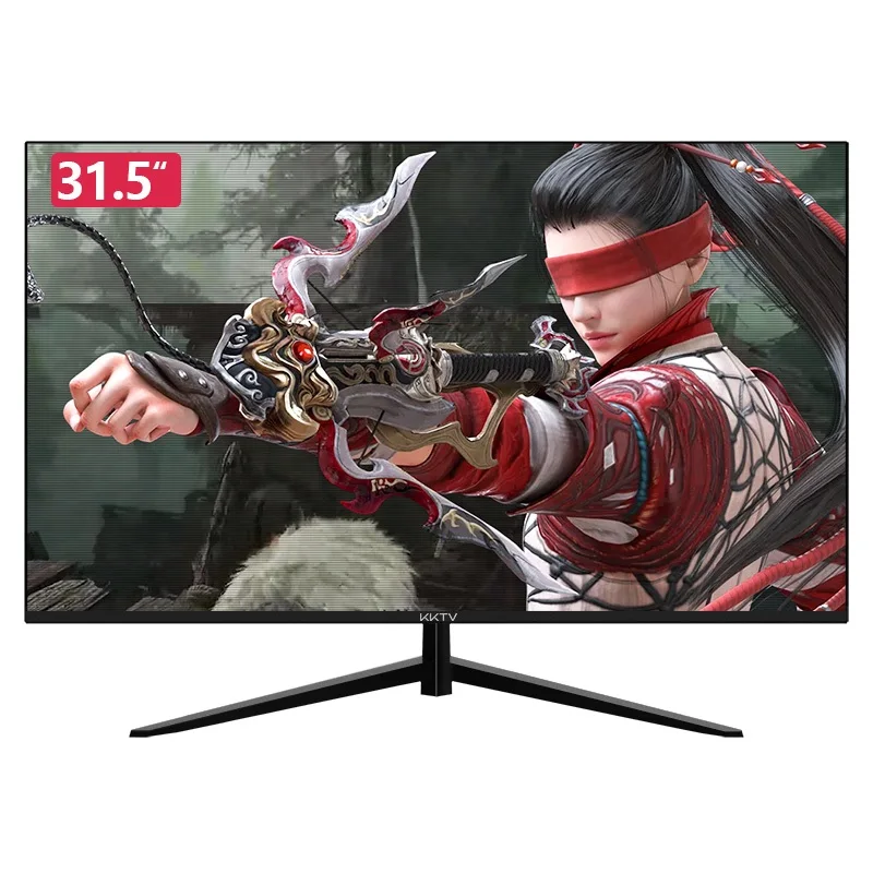 Moniteur LCD 32 pouces, résolution HDMI + VGA, écran MVA 1920x1080, écran de bureau, moniteur 32 pouces 75Hz