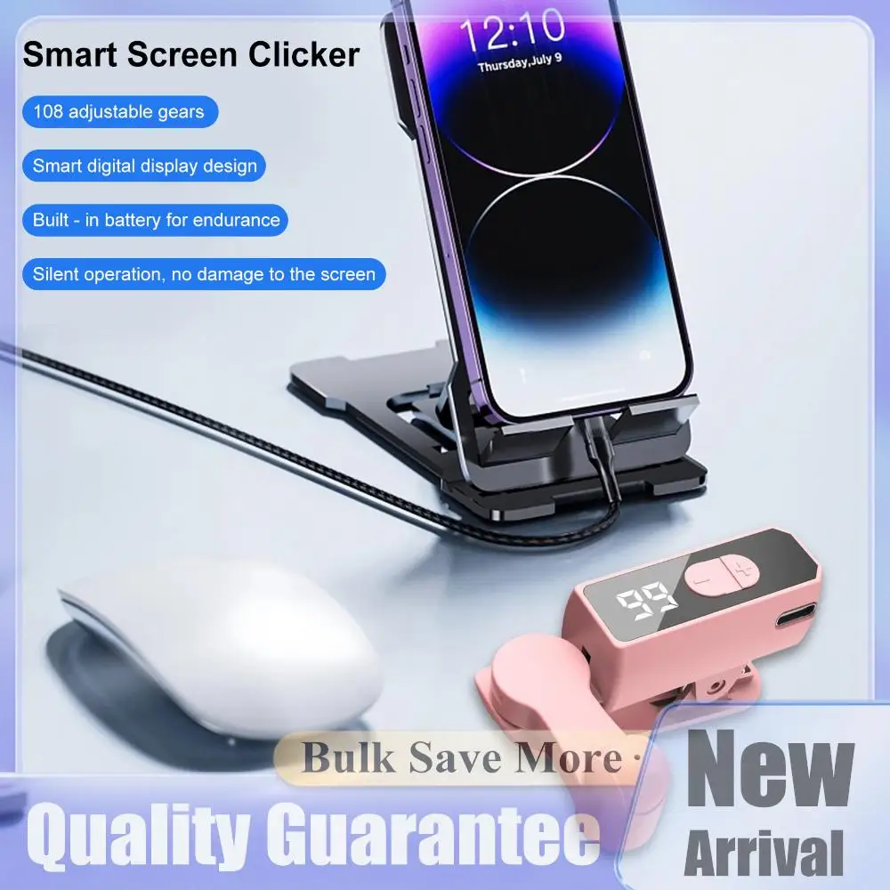 Bildschirm Auto Clicker Wiederaufladbar Für Smartphone Video Live Streaming Multifunktionale Hilfs Automatische Bildschirm Touch Clicker Image