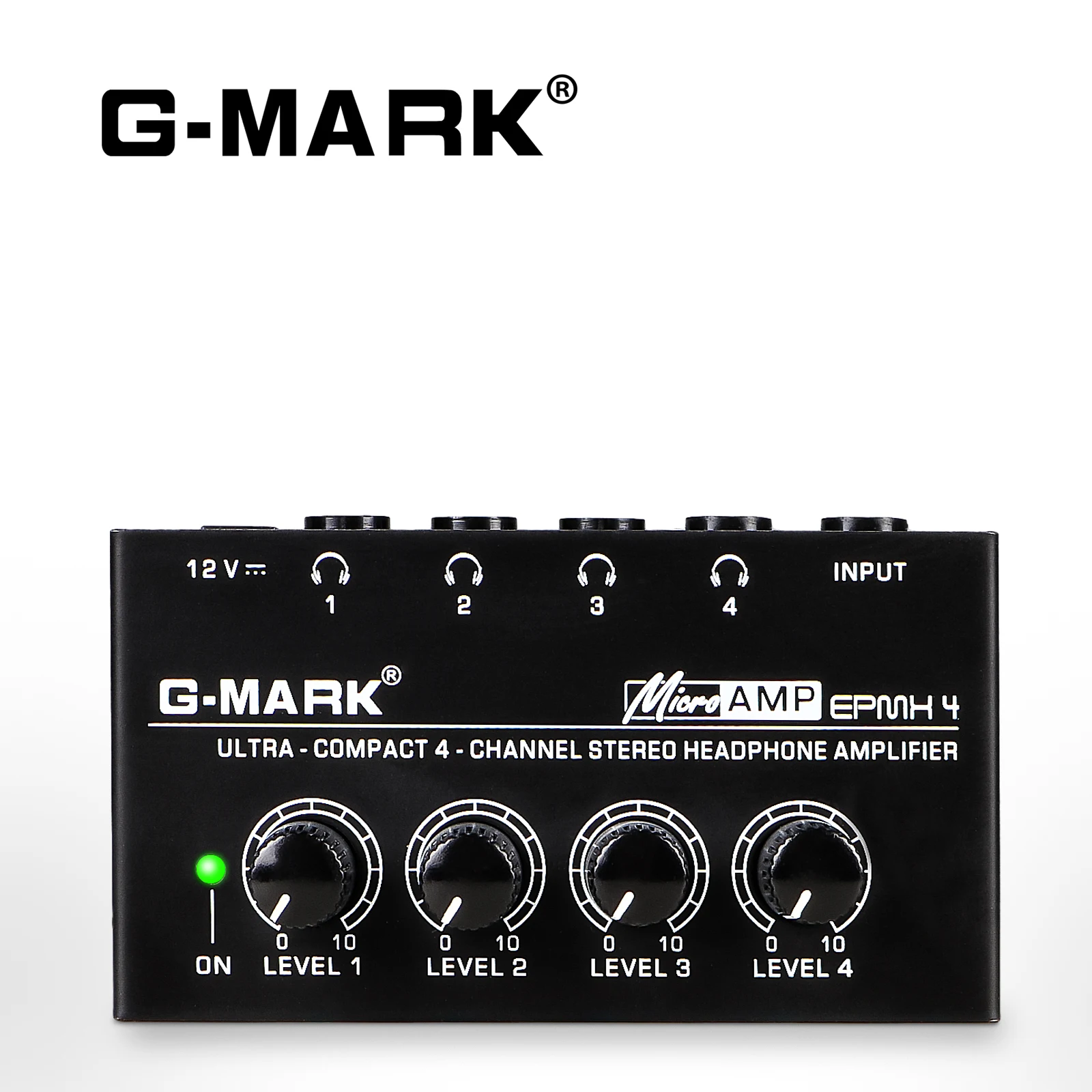 Kopfhörer verstärker G-MARK epmh4 metall ultra-kompakte 4 kanäle stereo audio mini kopfhörer splitter Image