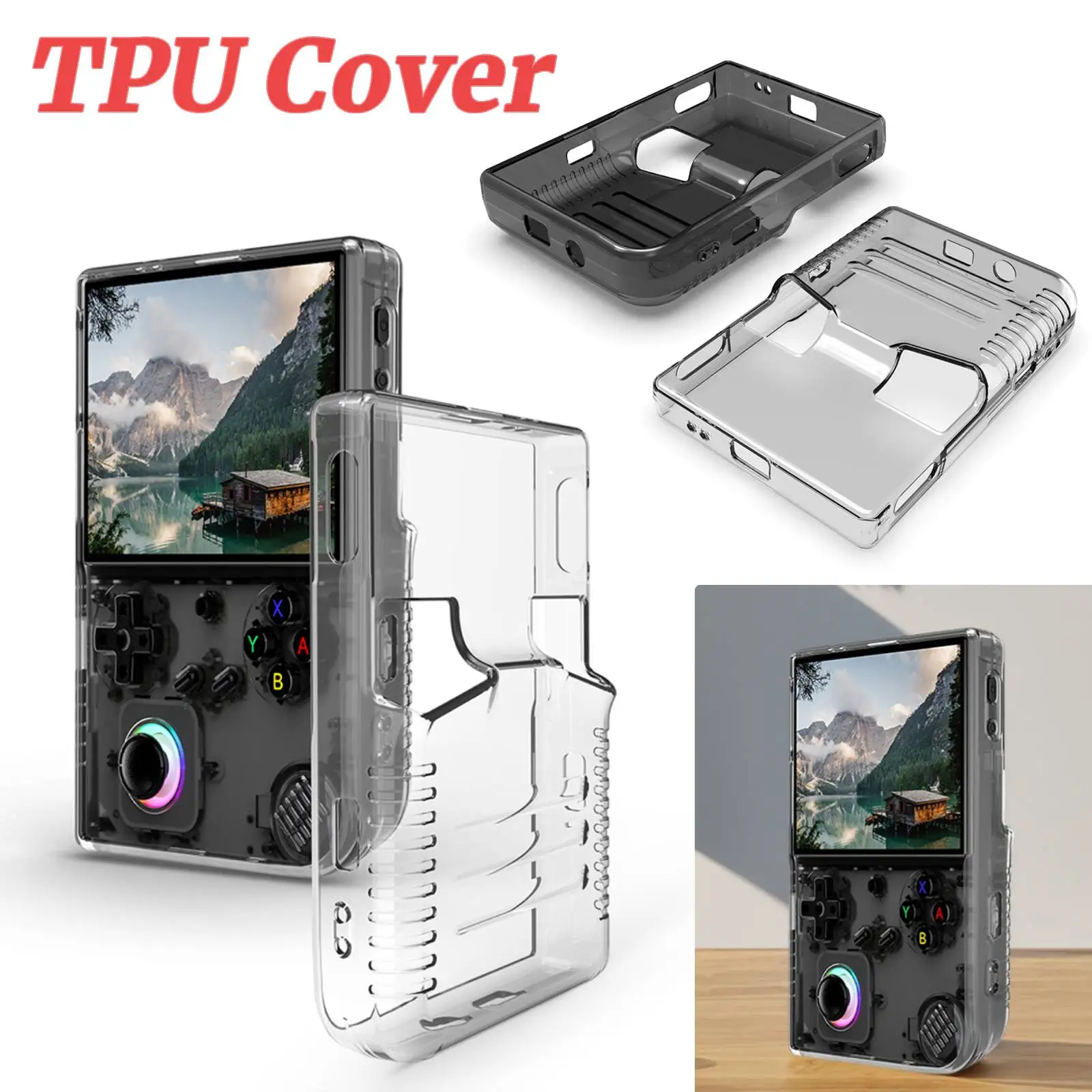 Für ANBERNIC RG40XXV Schutzhülle Spielkonsole TPU Fall Handheld Spielkonsole Schutz Shell Sleeve Spiel Zubehör Image