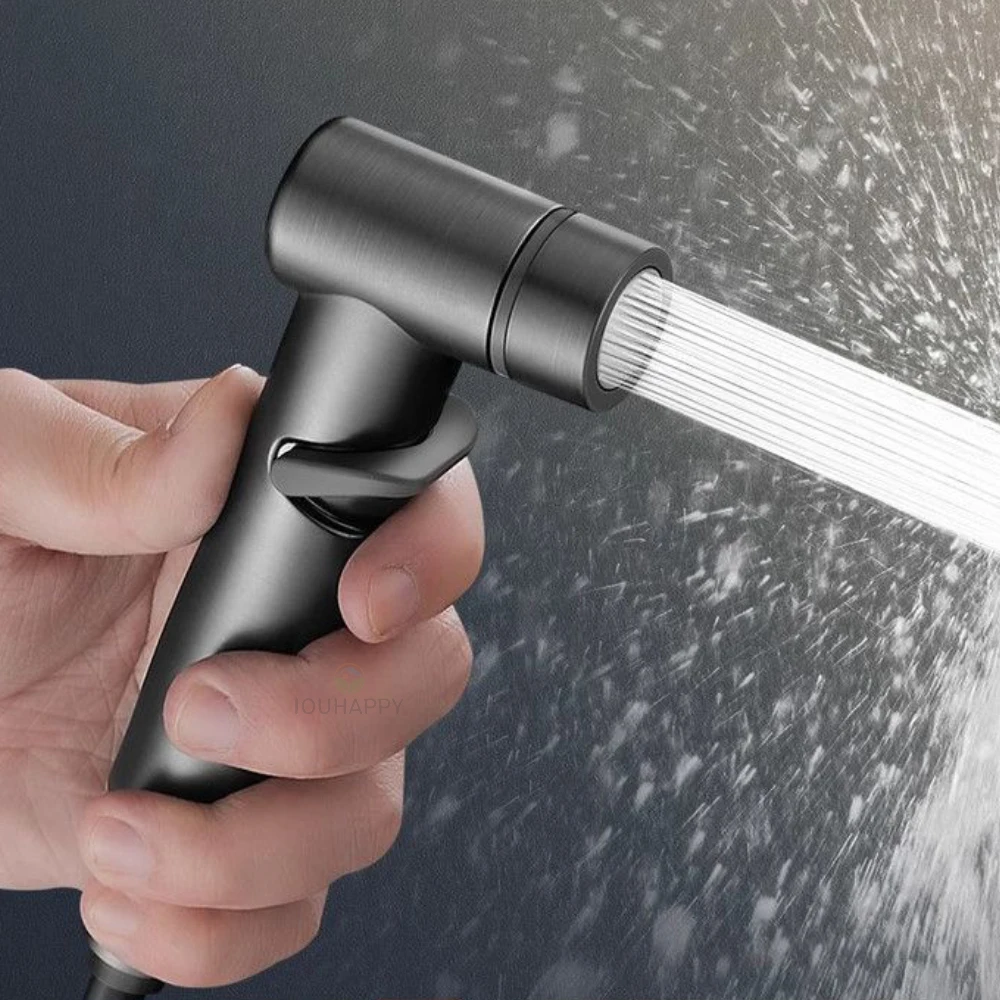 Einzelne Spritzpistole Wandmontage Badezimmer Toilette Bidet Wasserhahn Einstellbare Durchflussgeschwindigkeit Hochdruckreinigung Toilette Bidet Sprayer