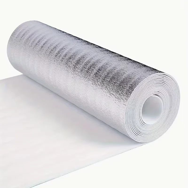 1 Rolle 40 cm breite, wasserdichte Anti-Fouling-Anti-Kälte-Isolierfolie aus Aluminiumfolie kann DIY-Einfach zu installierende Folie sein Image