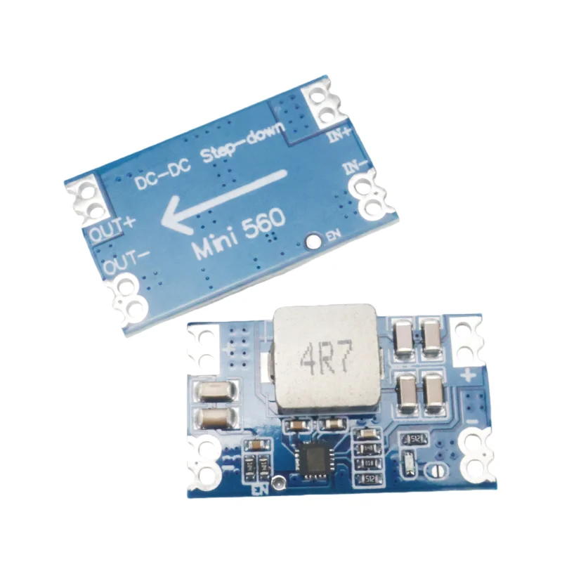 4 Stück Mini560 DC-DC-Abwärtsmodul 5 A hocheffizienter 3,3 V/5 V/9 V/12 V Spannungsregler für DIY-Elektronik Image