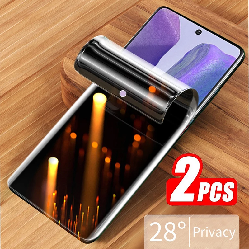 2 Stück Privatsphäre Hydrogel Flim für Motorola Moto Razr50 Ultra 50D Edge 2024 50 Pro Ultra Neo Fusion Global Anti Spy Displayschutzfolie Image