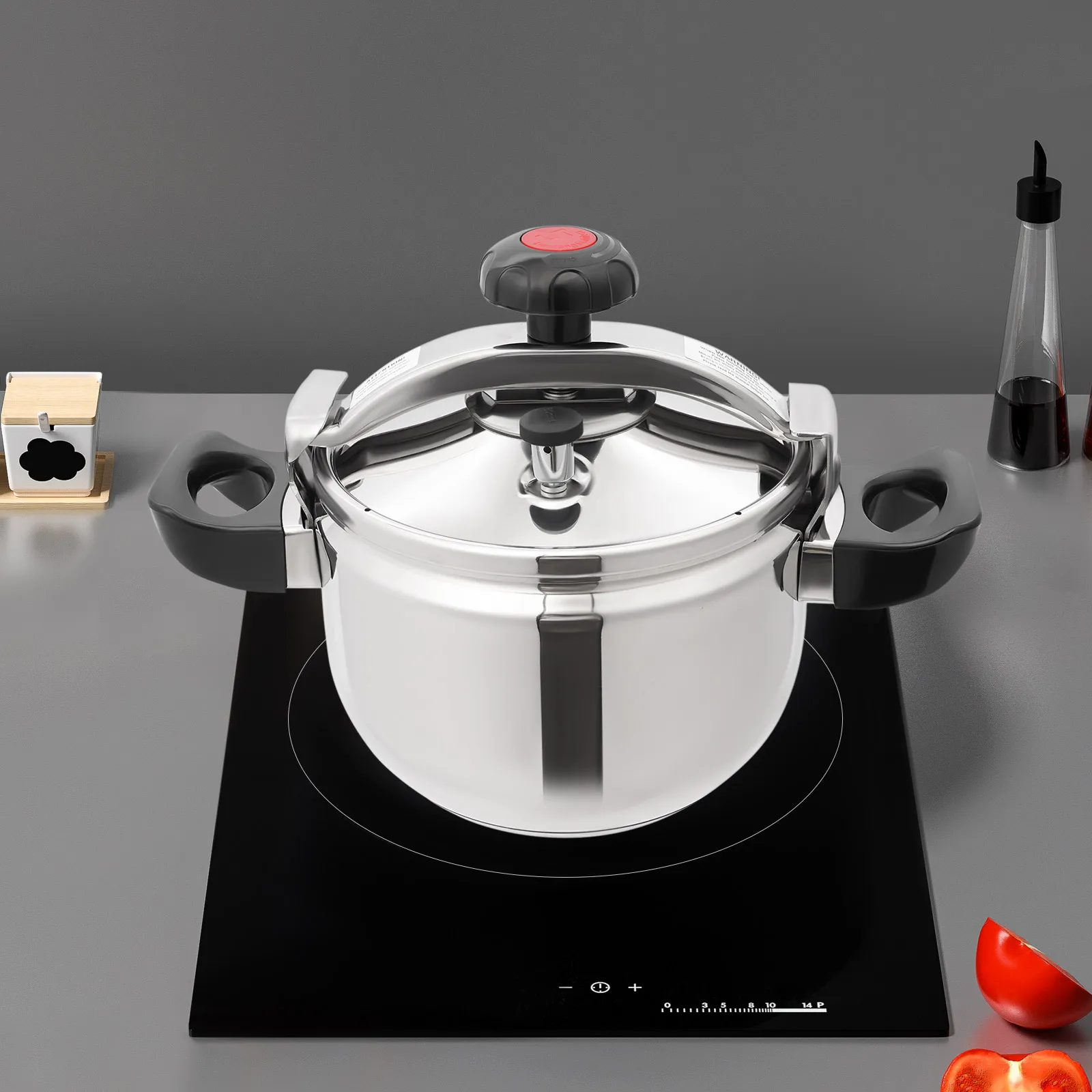 7L Edelstahl Schnellkochtopf Schnellkochtopf Schnellkochtopf 60Kpa in Hotels, Restaurants, Familien Image