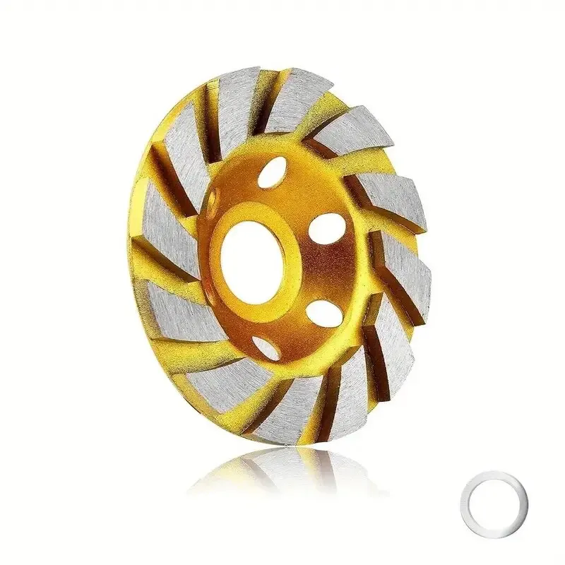 4 Zoll Beton Turbo Diamant Schleifbecher Rad 12 Segs Heavy Duty Winkelschleifer Räder für Winkelschleifer Image
