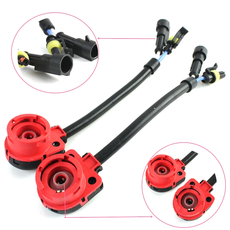 D2s d2r versteckte Glühbirne Nachrüstung Amp Typ Aftermarket Ballast Adapter Konverter buchse Haltbarkeit Wärme toleranz Image