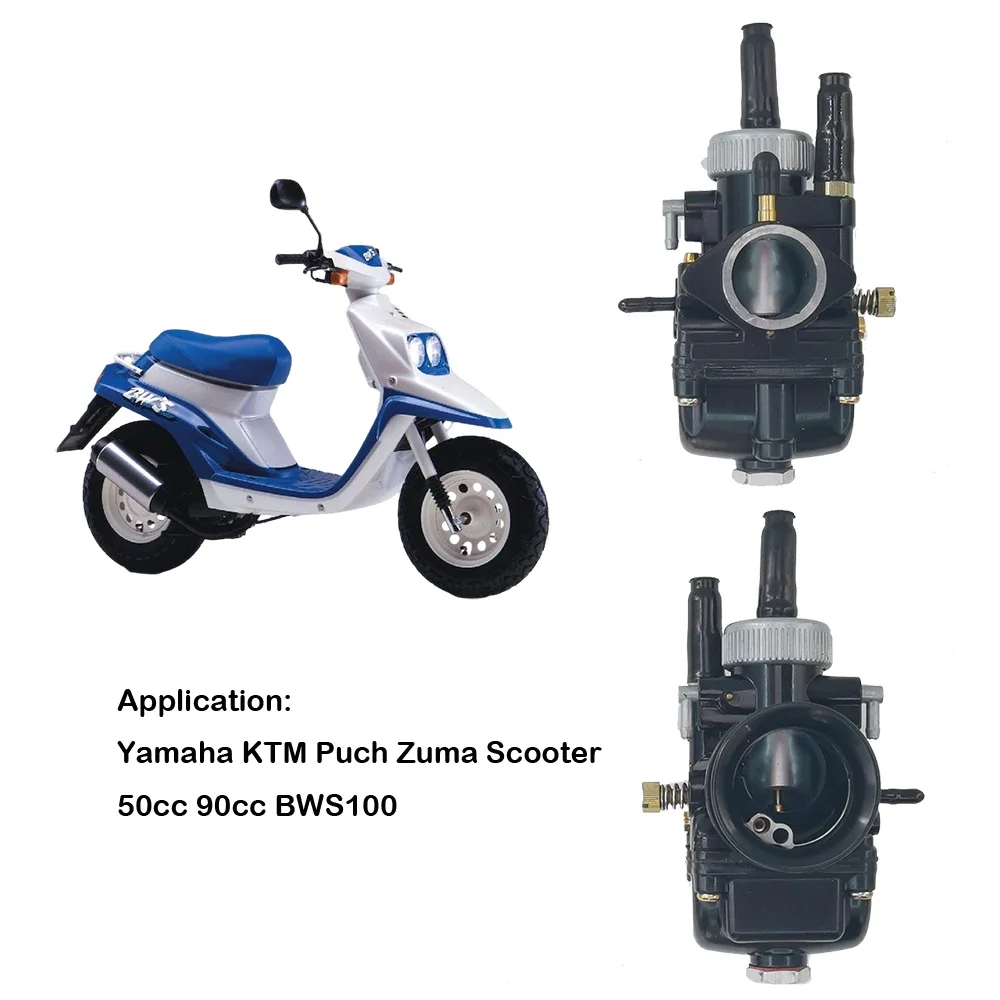 PHBG 17 mm 17,5 mm 19 mm 19,5 mm 21 mm Vergaser für Yamaha KTM Puch Zuma Jog Scooter 50 cc 90 cc BWS100 Racing Moto Vergaser Vergaser Image