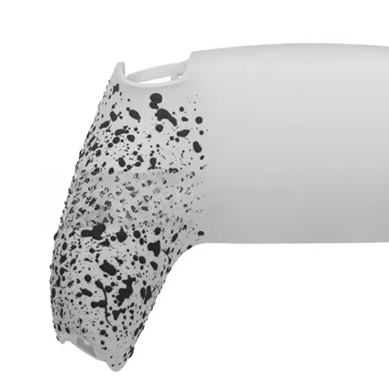 B04B-DIY Soft Touch Hinten Untere Shell Für PS5 Joystick Game Controller Teile Rutschfeste Zurück Gehäuse Image