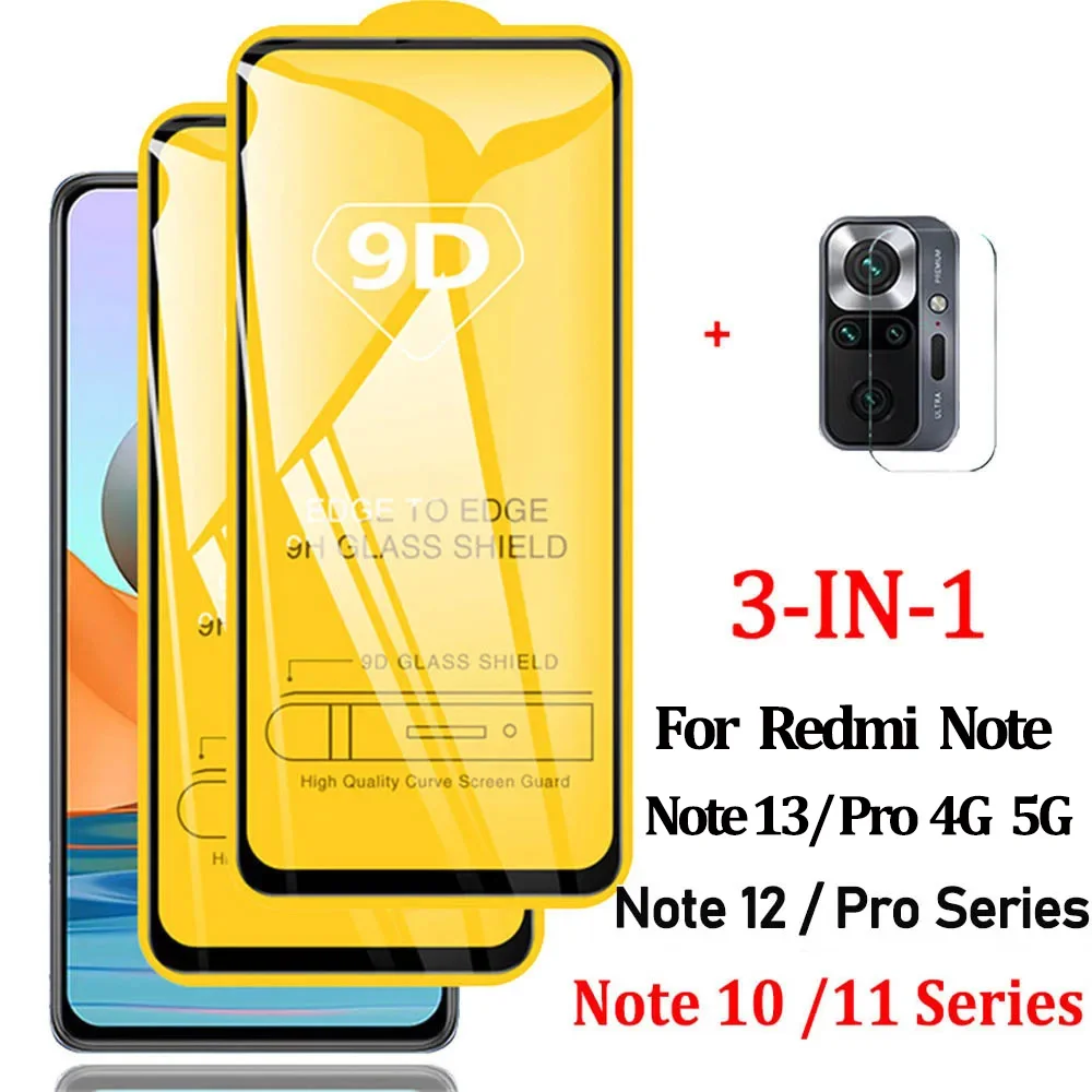 Redmi Note12 Pro Vetro, Redmi-Note 13 12 11 10 S Vetro per Xiaomi 13T 11T 12T Pro Pellicola fotografica Redmi Note 10s 11s Vetro temperato redmi note 12s Protezione dello schermo Redmi Note 12 Pro