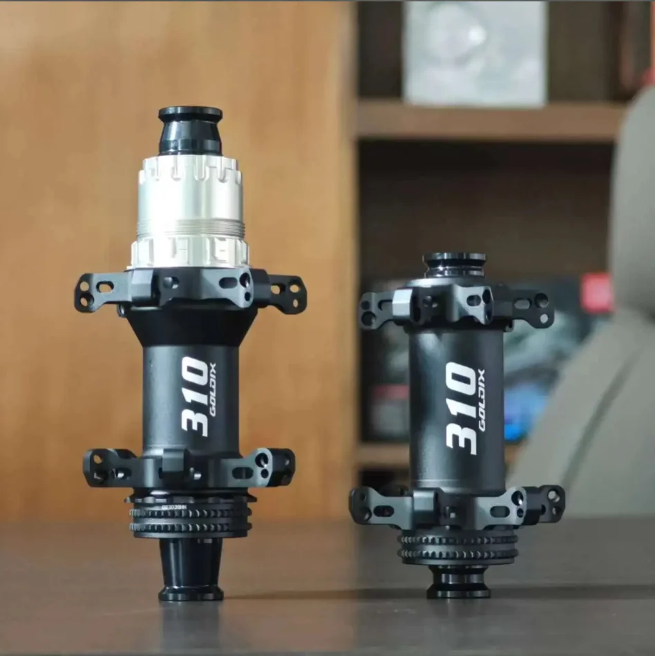 GOLDIX Neue R310 Rennradnabe – großer Flansch, ultraleicht, Mittelschloss, 24-Loch, 36T Ratschen-Fahrradnabe Image